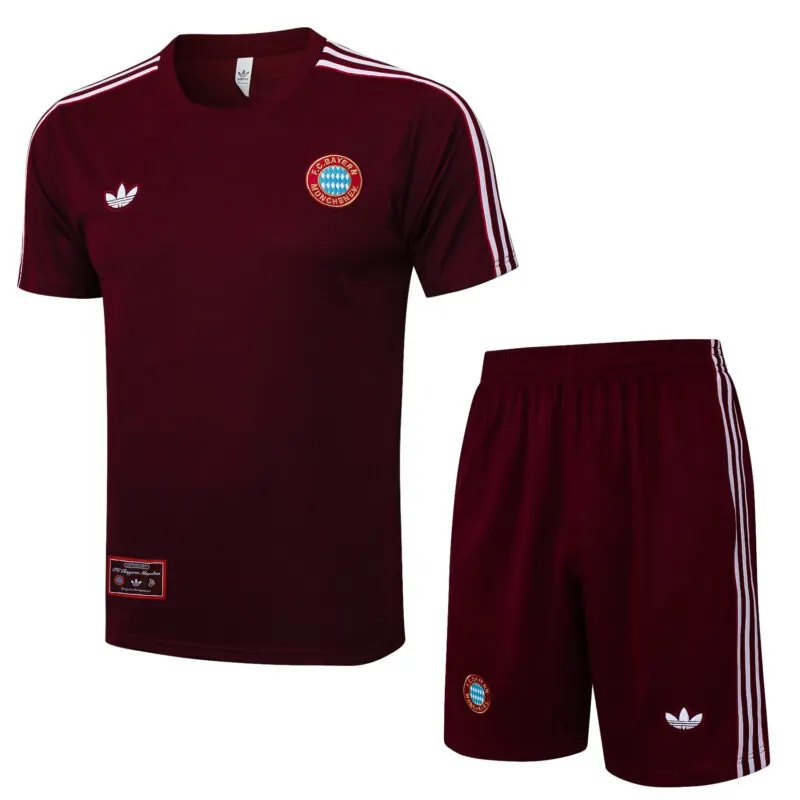 KIT Treino Bayern de Munique Vinho 25/26