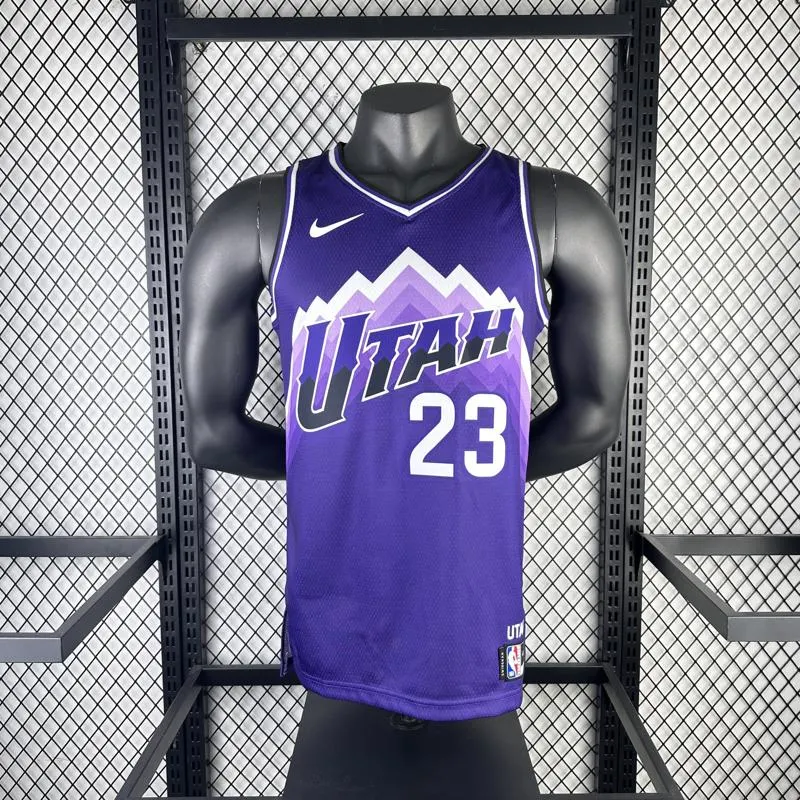 Utah Jazz Roxa #23