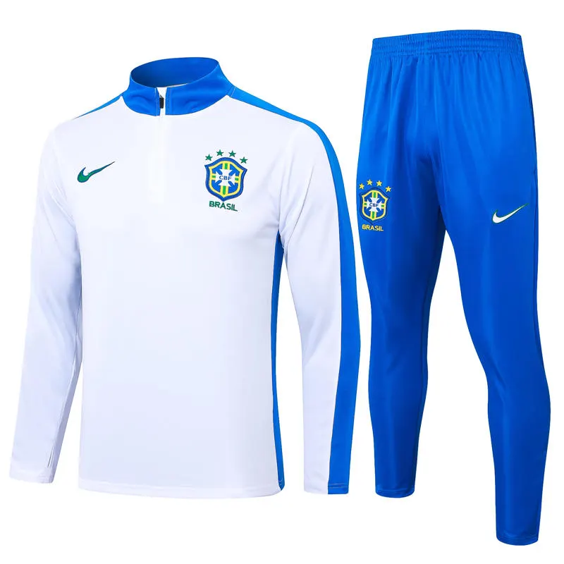 Conjunto Treino Brasil Branco 25/26