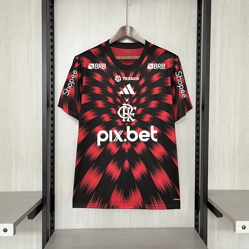 Flamengo Pré Jogo 25/26 com Patrocínios Torcedor