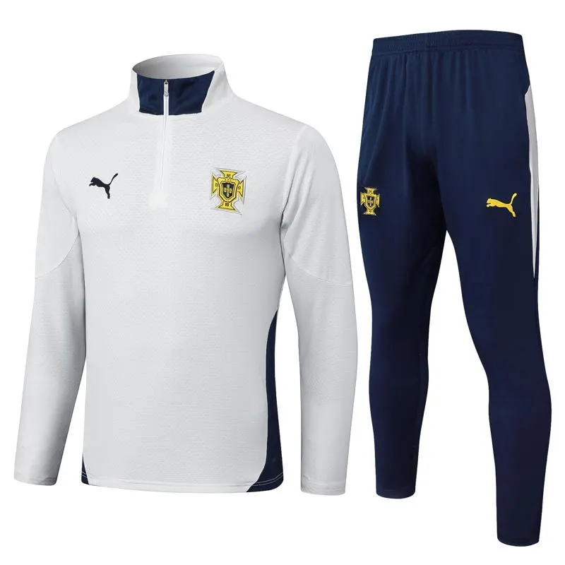 Conjunto Treino Portugal Branco 25/26