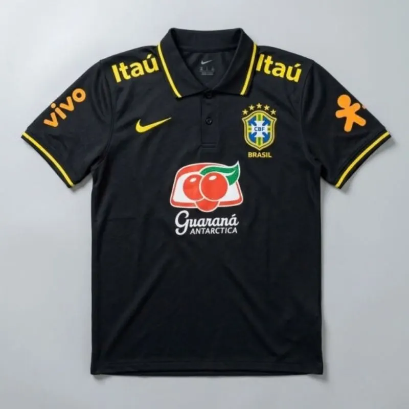 Brasil Polo Preta Torcedor