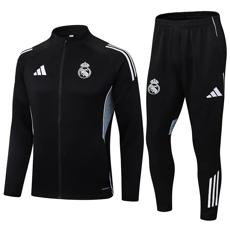Conjunto Viagem Real Madrid Preto 25/26