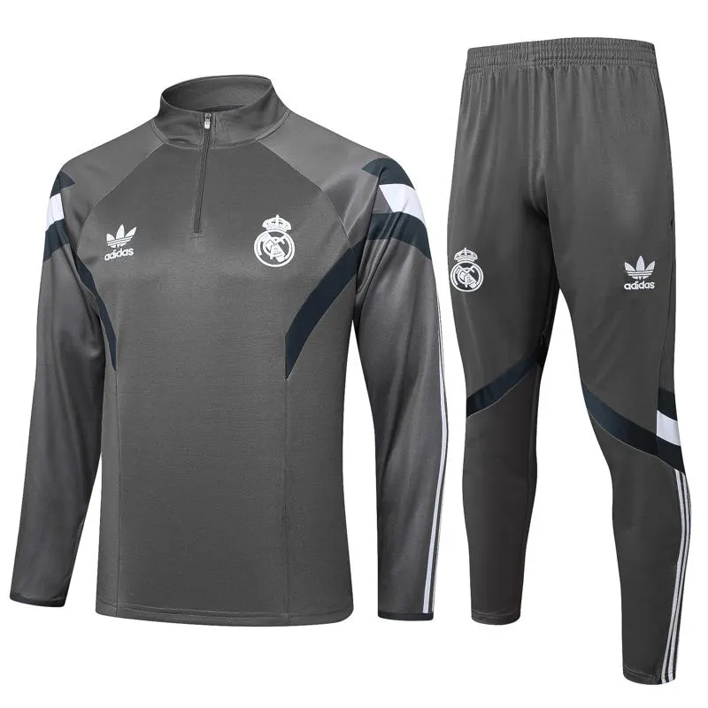 Conjunto Treino Real Madrid Cinza 25/26
