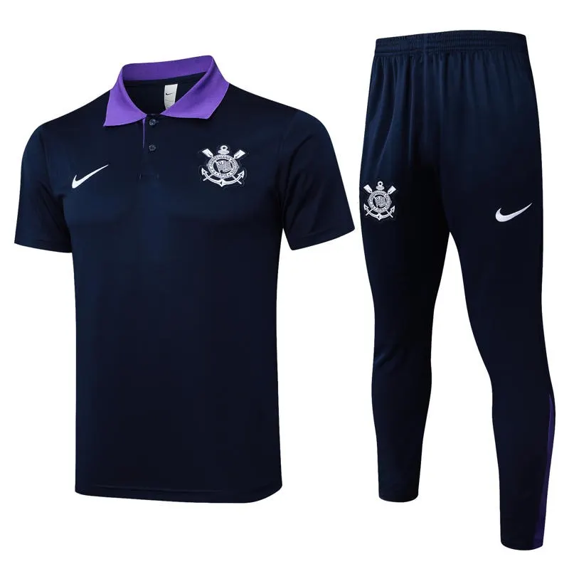 KIT POLO Corinthians Preto 25/26