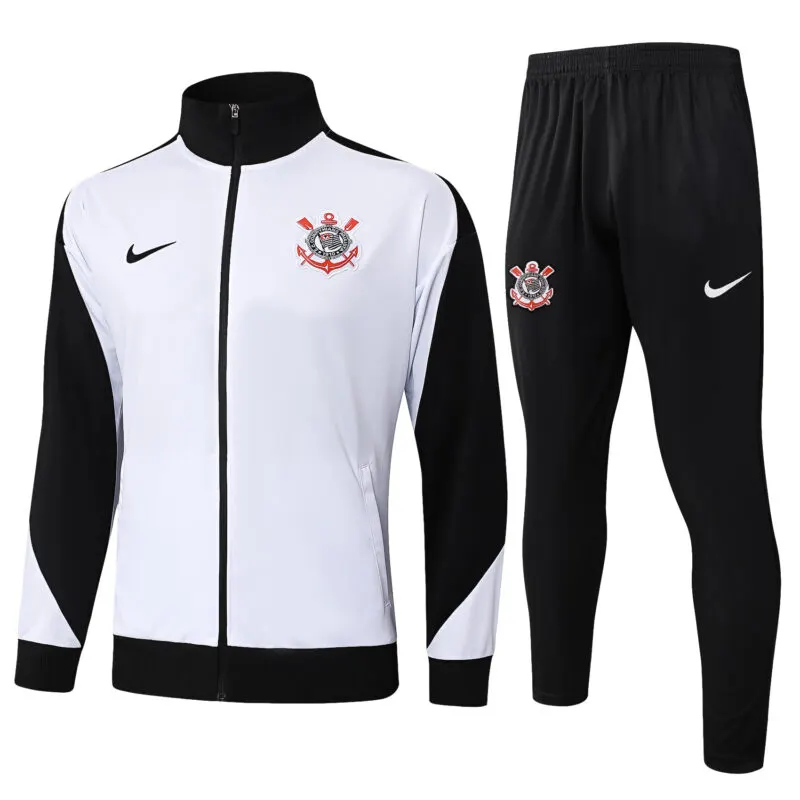 Conjunto Viagem Corinthians Branco 25/26