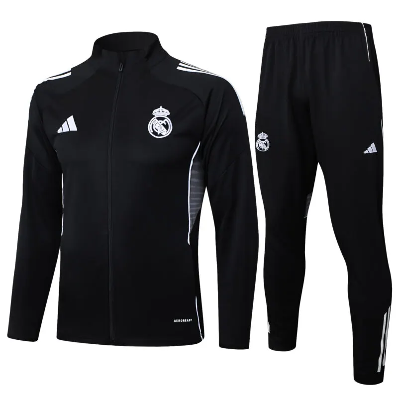 Conjunto Viagem Real Madrid Preto 25/26