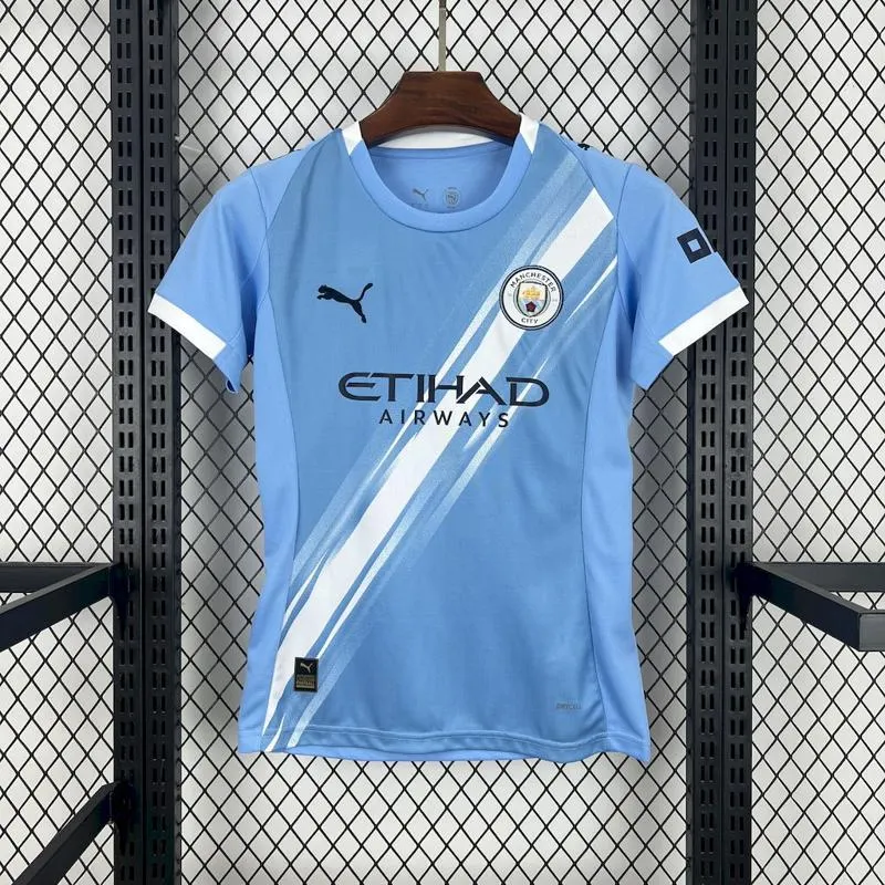 Manchester City Titular 25/26 Feminina Torcedor
