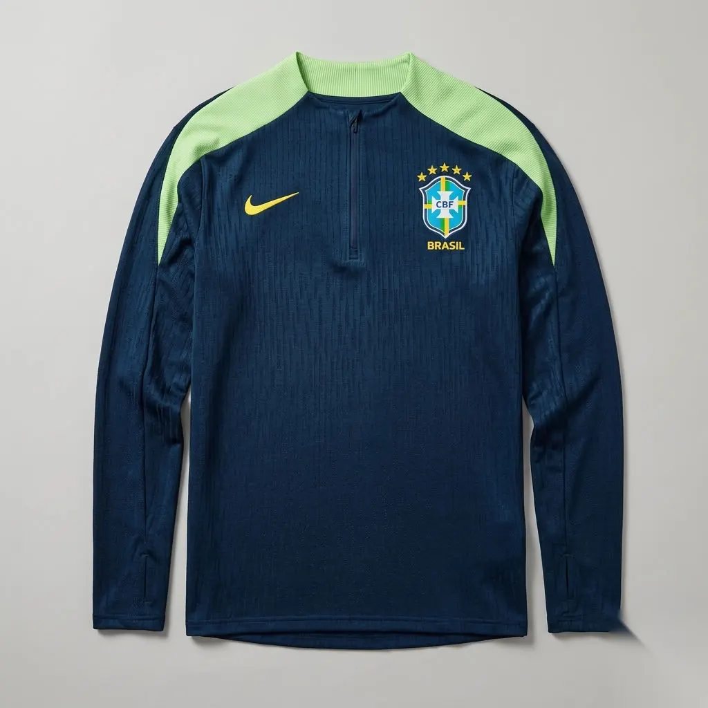 Jaqueta Treino Brasil Azul 25/26
