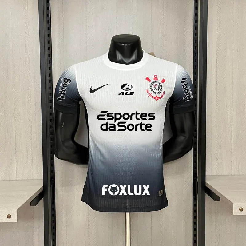 Corinthians Titular 24/25 Jogador- Todos os Patrocínios