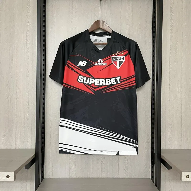 São Paulo Treino Preta 25/26 Torcedor