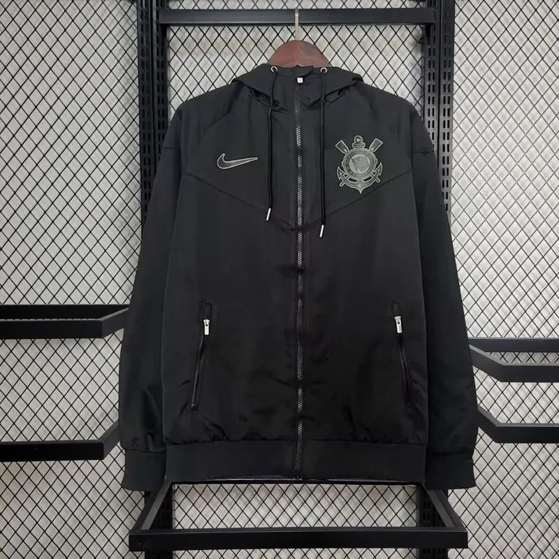 Corta Vento Corinthians Preto 25/26