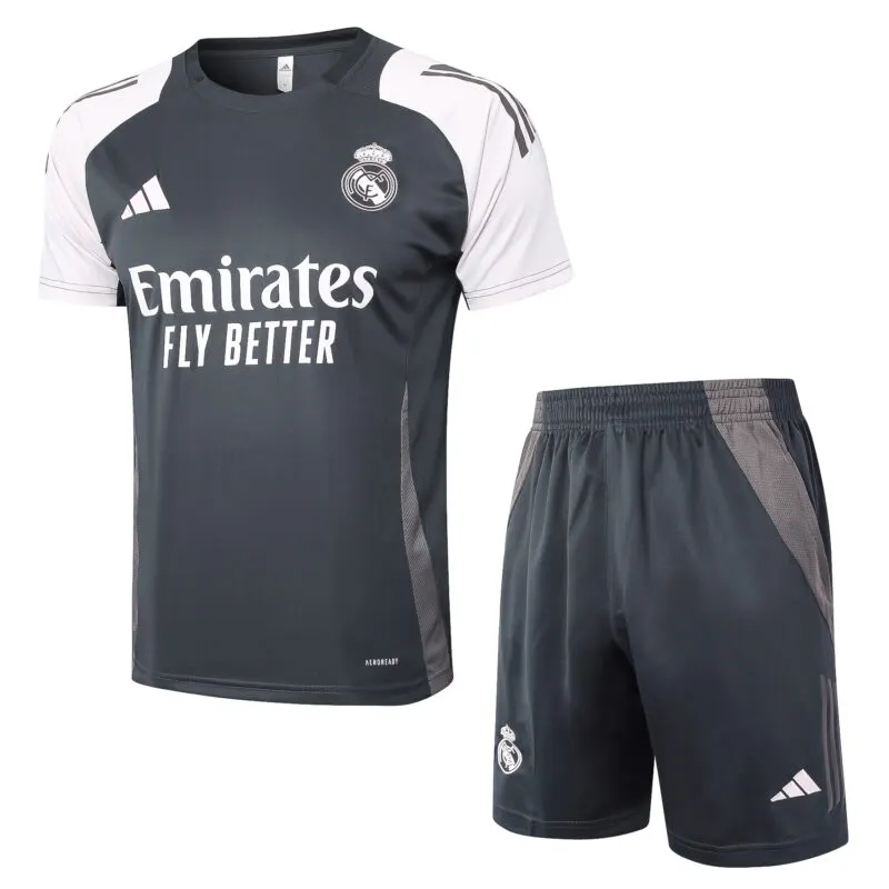KIT Treino Real Madrid Cinza 25/26