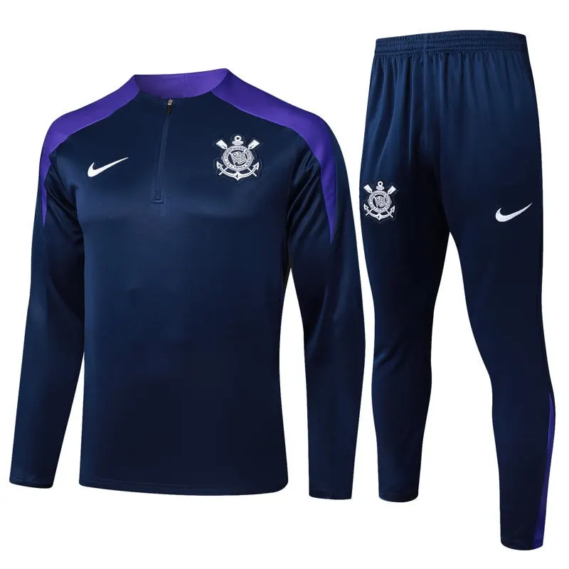 Conjunto Treino Corinthians Azul 25/26