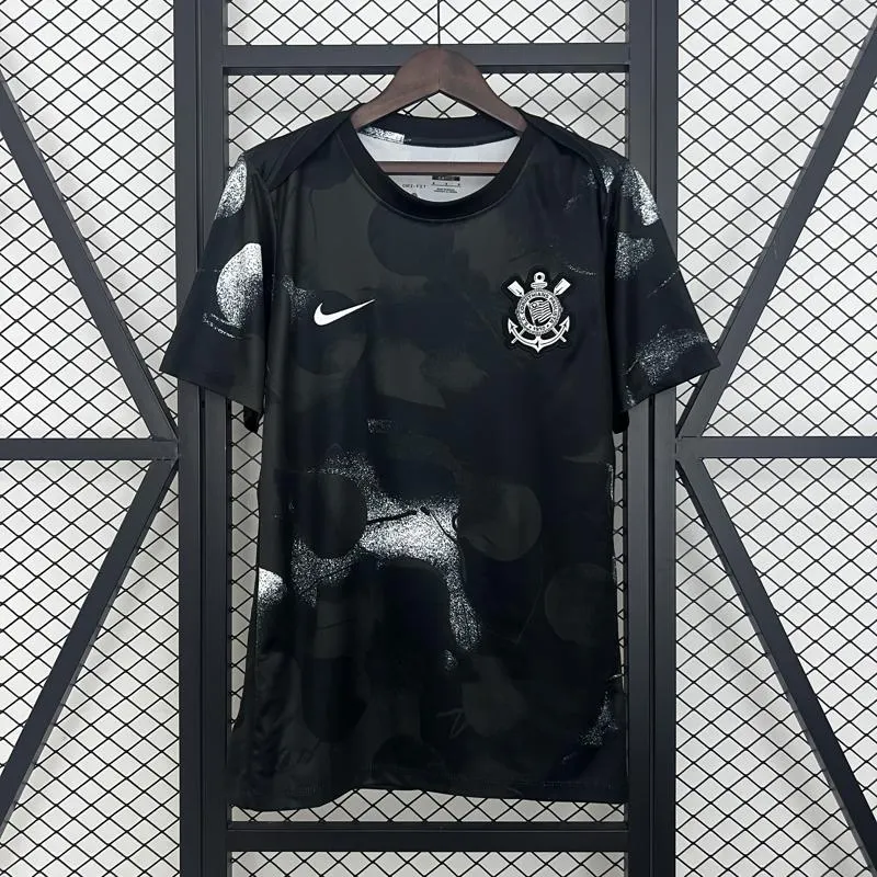 Corinthians Treino Preta 25/26 Torcedor