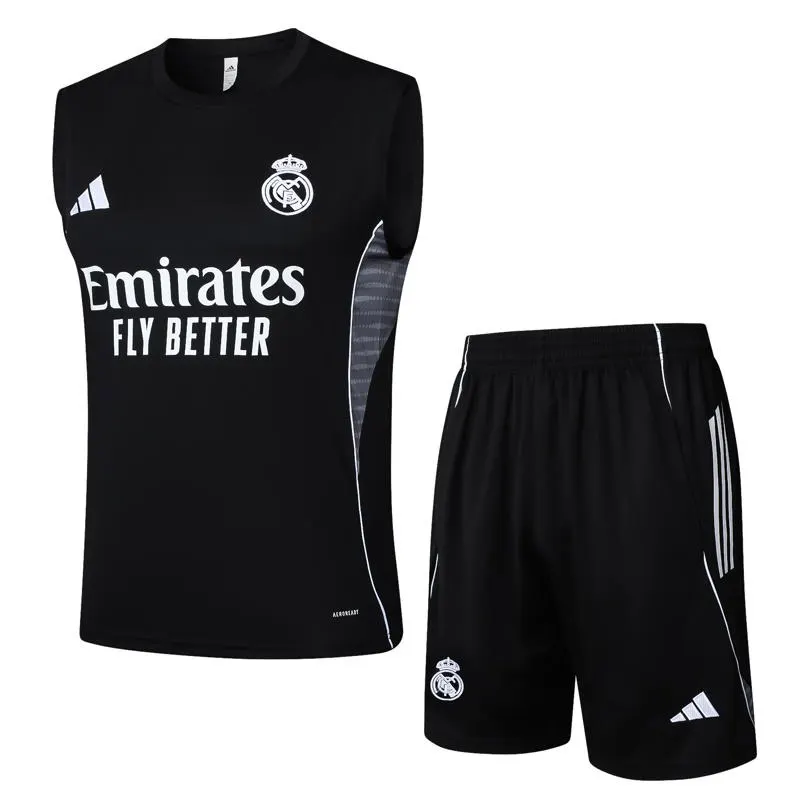 KIT REGATA Real Madrid Preto 25/26