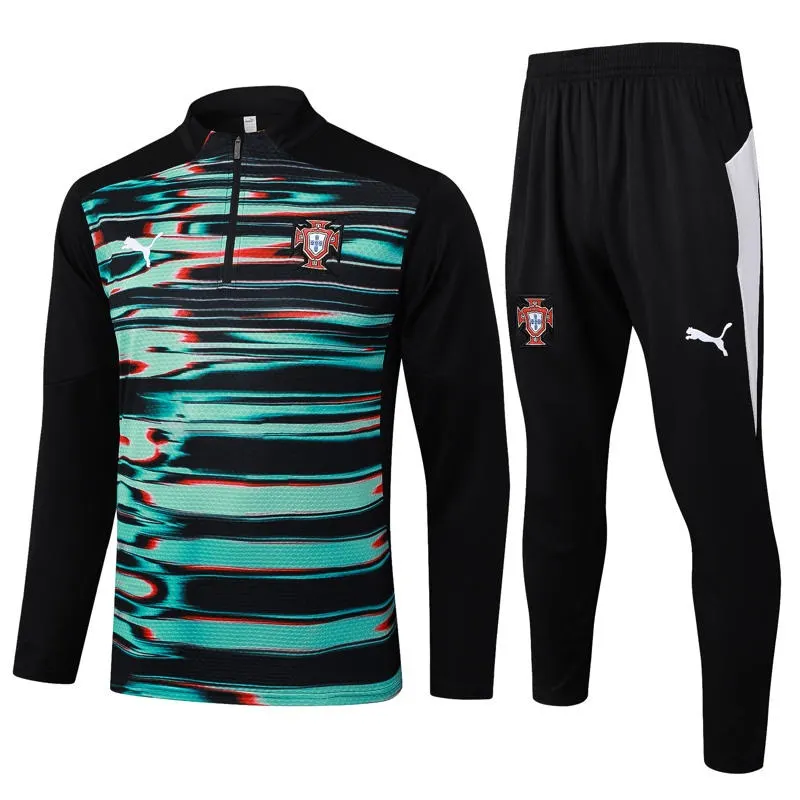Conjunto Treino Portugal Preto 25/26