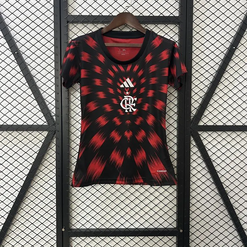 Flamengo Pré Jogo 25/26 Feminina Torcedor