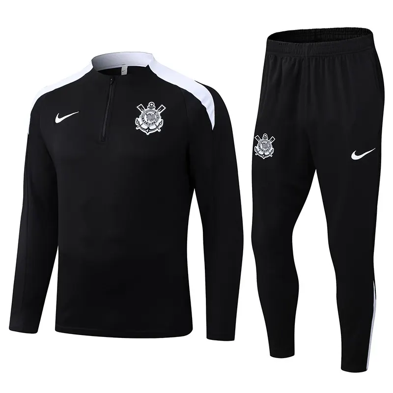 Conjunto Treino Corinthians Preto 25/26