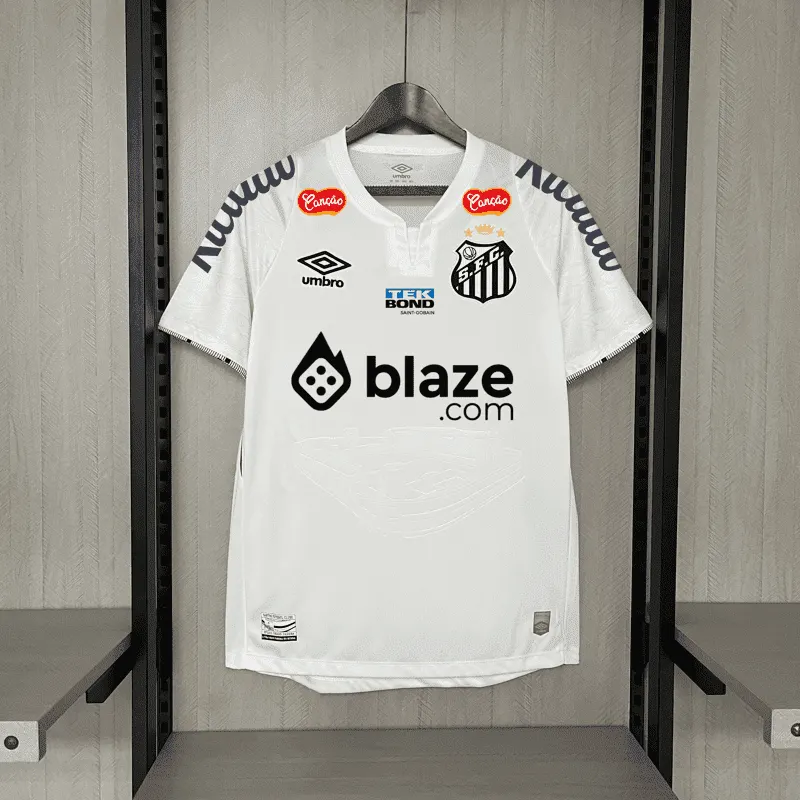 Santos Titular 24/25 – Todos os Patrocínios Torcedor