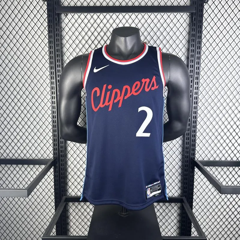 Los Angeles Clippers Azul com Vermelho #2