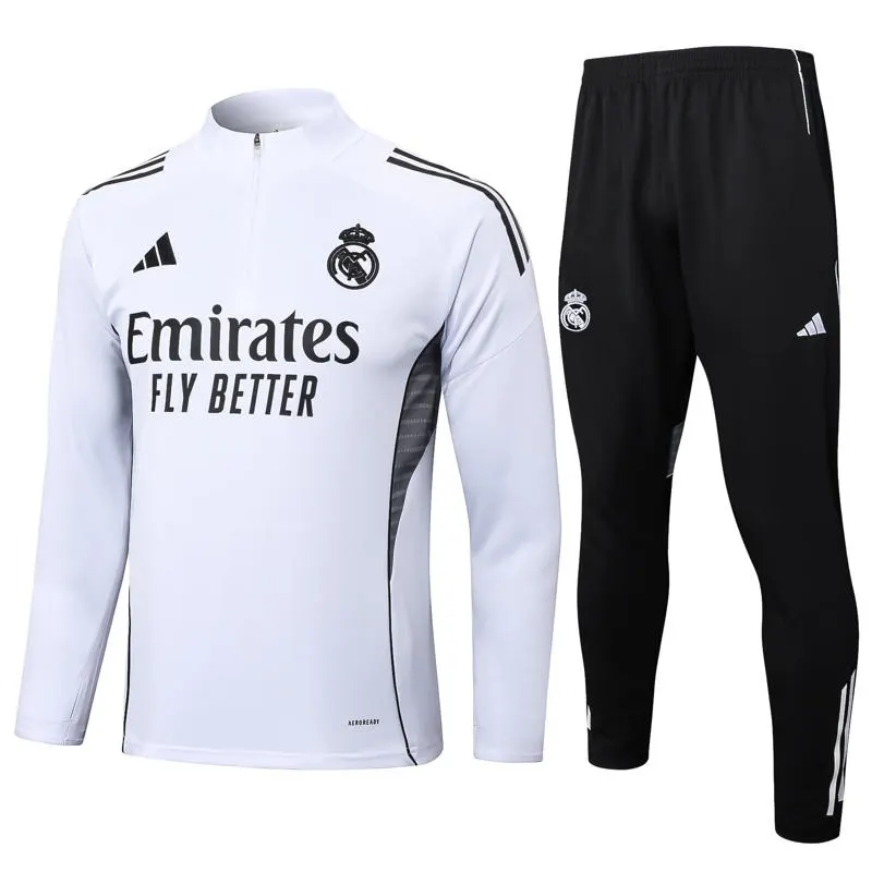 Conjunto Treino Real Madrid Branco 25/26