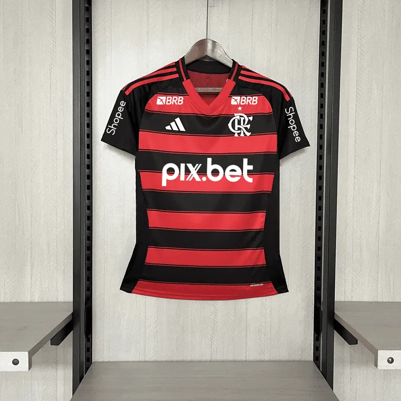 Flamengo Titular 25/26 Feminina – Patrocinador Master Torcedor