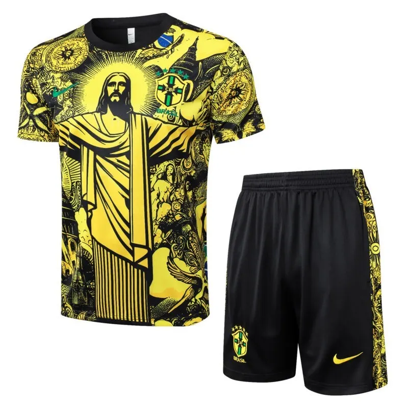 KIT Treino Brasil Amarelo 25/26