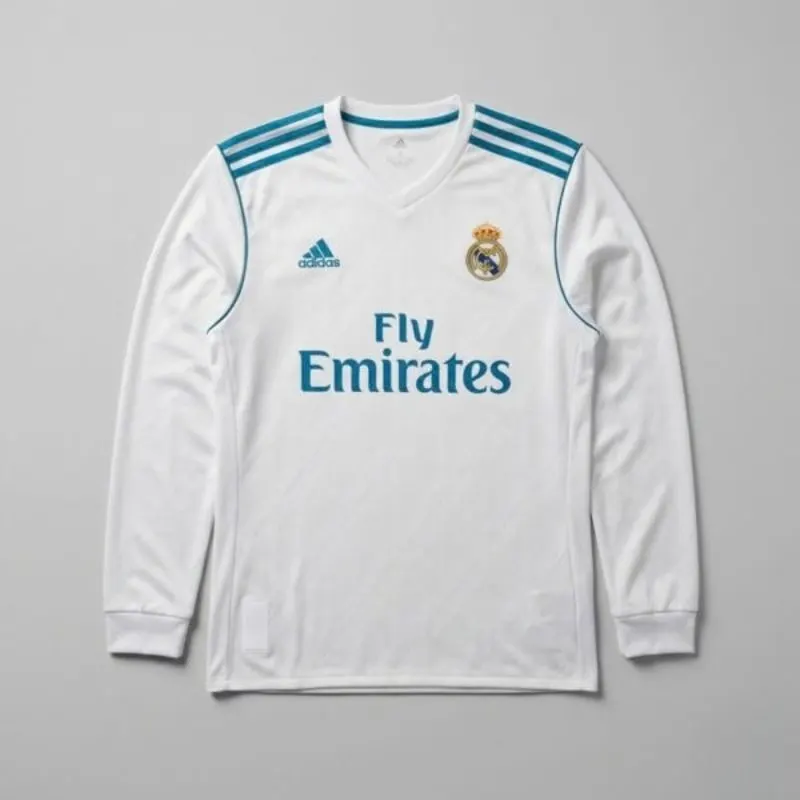 Real Madrid Retro 2017 Manga Longa