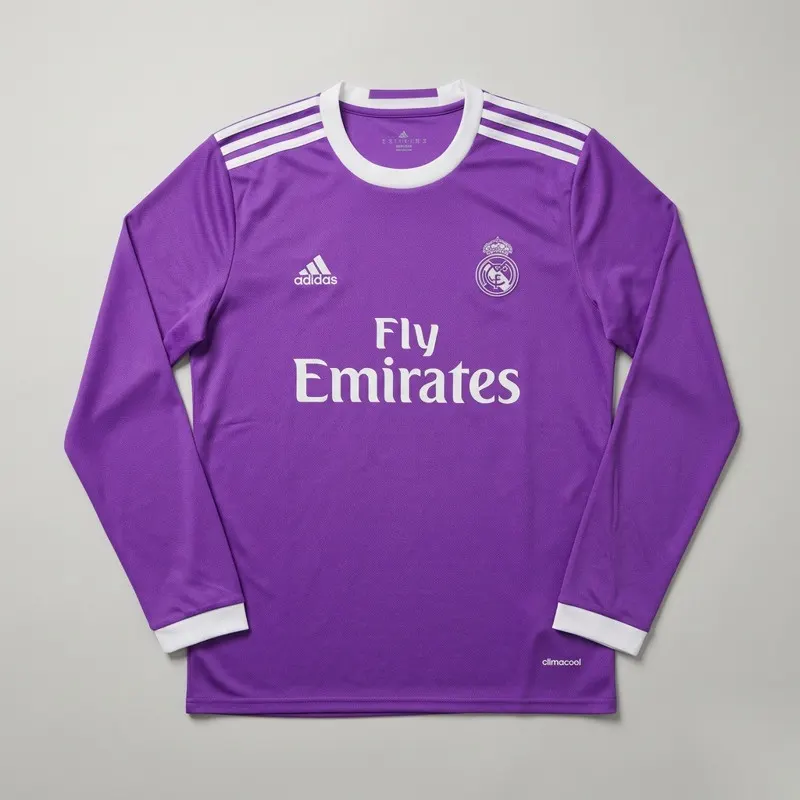 Real Madrid Retro 2017 Manga Longa