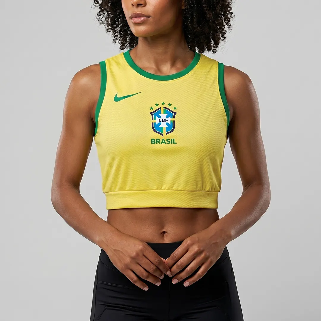 Brasil Cropped Feminino Torcedor