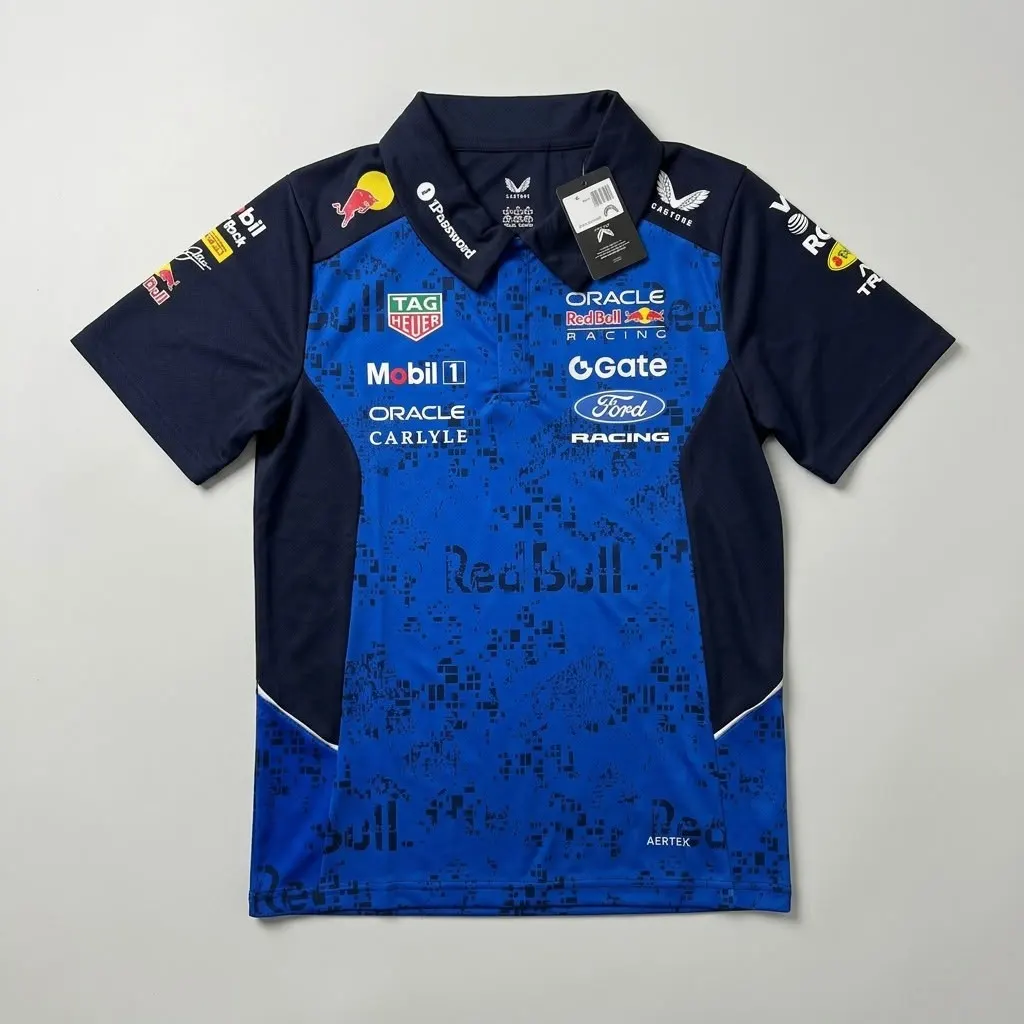 Camisa Red Bull Azul Polo